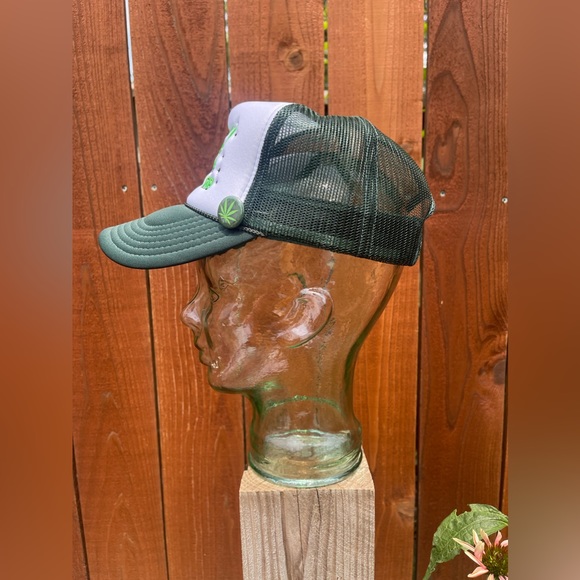 Custom Ope! Thrifted Trucker Hat 💚✨ - Picture 3 of 6